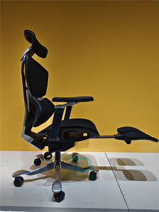 เก้าอี้เกมมิ่งสำนักงานตามหลักสรีรศาสตร์ ที่วางแขนปรับได้ หรูหรา สะดวกสบาย ตาข่ายระบายอากาศ หมุนได้ พร้อมที่พักเท้า สำหรับเกมเมอร์ คอมพิวเตอร์ พีซี - Product Image 4