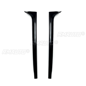 สปอยเลอร์ข้างกระจกหลังรถยนต์สีดำเงา 2 ชิ้น สำหรับ Volkswagen Polo MK5 2011-2017 อุปกรณ์ตกแต่งรถยนต์ - Product Image 1
