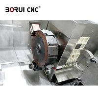 Tour CNC à lit incliné BR570DY avec tourelle motorisée à 12 postes et axe Y pour composants d'implants médicaux