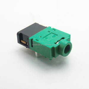 Conectores de Audio SMT SMD de montaje en superficie de 6 pines hembra de 3,5mm, carcasa de nailon, Conector de teléfono de contacto de latón para conectores de teléfono - Product Image 2