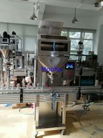 Machine de remplissage automatique de bouteilles pour céréales et maïs, machine de remplissage de grains de café 3 kg, machine de remplissage, de bouchage et d'étiquetage pour noix