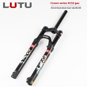<span class=keywords><strong>Horquilla</strong></span> de Bicicleta LUTU de <span class=keywords><strong>26</strong></span> Pulgadas para Ciclismo de Carretera, Aleación de Aluminio Dorado y Negro, Suspensión de Aire, Bloqueo de Control en el Hombro, Tubo Interno, <span class=keywords><strong>Horquilla</strong></span> para Bicicleta de Montaña - Product Image 3