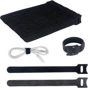 Attaches-câbles Réutilisables Écologiques Réglables Auto-agrippantes Double Face à Boucles Personnalisables - Product Image 1