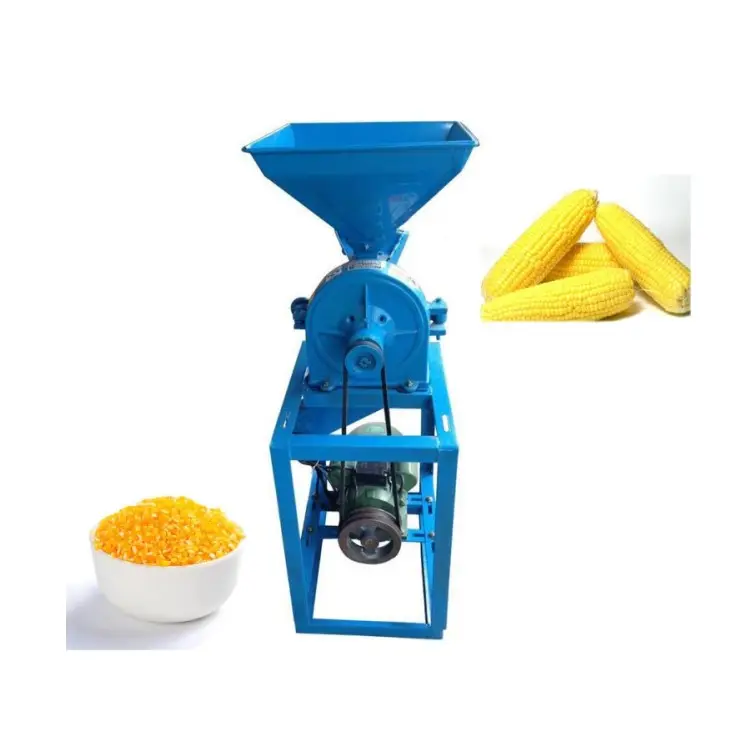 Small Wheat Rice Grain Corn Flour Mill Grinder Milling Machine For Sale hand operated corn grinder