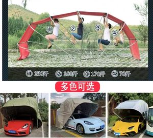 Cochera Retráctil Moderna y Sencilla, Carpa para Auto Personalizada, Garaje Plegable Portátil, Cobertizo Prefabricado Automático para Estacionamiento - Product Image 6