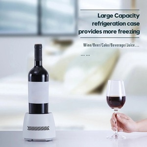 Mini-réfrigérateur portable pour boissons, machine à glaçons rapide pour la maison, refroidisseur de cola/eau/boissons, réfrigérateur électronique de bureau - Product Image 5