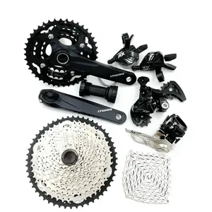Good Quality Mountain Bike 12 Speed Transmission Aluminum Alloy Rear Dial 46-50T Flywheel A Set Of Transmission Kit Bicycle Acce