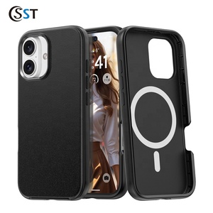 Magnétique Nouveau <span class=keywords><strong>Sym</strong></span> Antichoc Anti Chute Mobile Téléphone Étuis De Protection pour iPhone 16 Coloré PC TPU Matériel Téléphone Couverture Arrière - Product Image 5