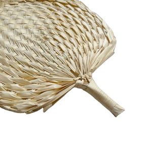 พัดใบปาล์มสานมือสไตล์ฤดูร้อน มูซา บาชู งานฝีมือย้อนยุค ของขวัญแปลกใหม่ - Product Image 6