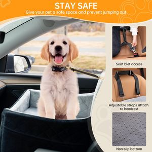 Usine Été Cool Feeling Anti-dérapant Voiture Pet Bed Chien Voiture Rehausseur Siège pour Petits/Moyens Chiens Moins de 25lbs - Product Image 5