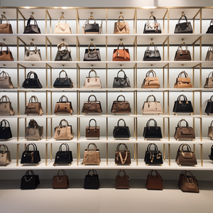 Conception personnalisée de haute qualité OEM présentoirs de sacs à main en métal noir fabriqués avec des présentoirs de sacs à main pour les magasins de détail - Product Image 4