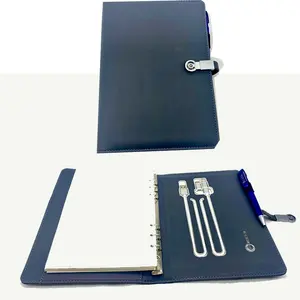 Nuovi prodotti set regalo per Notebook ricaricabile multifunzionale quotidiano Power Bank per Notebook a fogli mobili