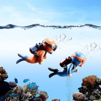 Jeneca, superventas, pecera, acuario, paisaje decorativo, accesorios flotantes, buzo de resina, estatuas pequeñas creativas