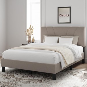 Lit rembourré King Size de qualité hôtelière avec tête de lit réglable pour hôtels <span class=keywords><strong>et</strong></span> appartements - Lit souple prêt pour les projets OEM - Product Image 3