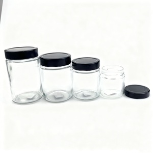 Pot en verre rond Ergo pour miel avec couvercle métallique à vis, prix usine, 100ml, 140ml, 180ml, 200ml, 220ml, 280ml, 212ml - Product Image 5