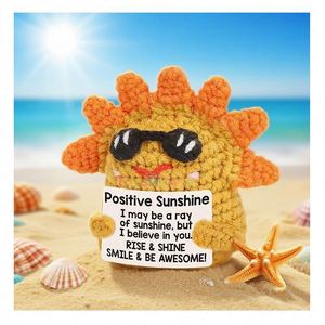 Handmade Crochet Kit Toys Keychain Whole Sale <b>Dolls</b> Yarn <b>Doll</b> <b>Cute</b> Plush Kids Gift Custom Free Sample Positive Potato - Product Image 4