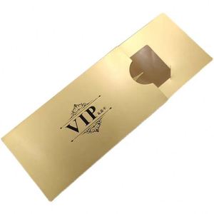 Wholesale <b>Art</b> Paper Cardboard Sleeves Customized Vip Trading Card Envelope Packaging - Product Image 1