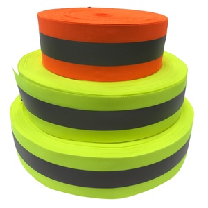 맞춤형 친환경 고시인성 반사 웨빙 폴리에스터 프린트 신발 가방 홈 텍스타일 의류용 바느질 - Product Image 1