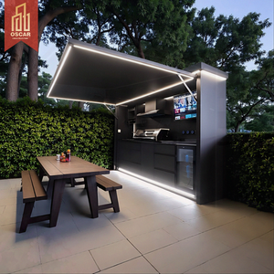 Unités Modulaires pour Villa, <span class=keywords><strong>Maison</strong></span> <span class=keywords><strong>d</strong></span>'Hôtes, Zone <span class=keywords><strong>de</strong></span> Barbecue Extérieure, Espace Repas sur Patio, Îlot <span class=keywords><strong>de</strong></span> Cuisson Extérieur, Cuisine Extérieure - Product Image 1
