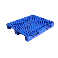 HUADING personnalisé 1200*1000 bleu HDPE PP Euro palettes simple face palette en plastique