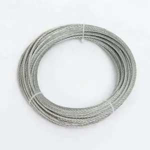 Tali kabel Inox SS304 SS316, berbagai konstruksi tali kabel baja tahan karat kustomisasi magnetik atau non-magnetik
