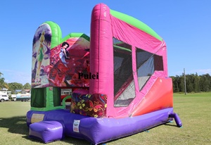 Tinker Bell 5-en-1 Combo Venta caliente Jumping Inflable Bounce House Castillo hinchable con tobogán es adecuado para fiestas infantiles al aire libre - Product Image 4
