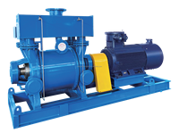 FORYOUPUMP 2BE Pompe à vide industrielle à anneau liquide rotative à palettes, sans huile, en acier inoxydable, avec réservoir, haut débit 2000-10000 L/Min