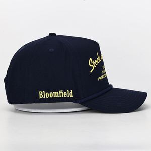 Gorra Deportiva Personalizada de 5 Paneles con Bordado de Letras a la Moda, Gorras de Béisbol Estilo Urbano con Logotipo Bordado - Product Image 4
