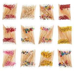 Brochetas de Bambú Premium de 15 cm para Fruta, Barbacoa, Pollo, Té <span class=keywords><strong>con</strong></span> Leche, Decoración de Sándwiches - Product Image 2