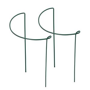 Supporto a cerchio da giardino in metallo per pomodori tulipani rose margherite piante da giardino lavanda supporto cerchio arco mezzo giro paletto - Product Image 6
