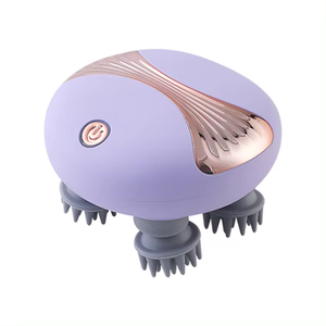 Masseur de tête électrique le plus populaire pour le stress, la fatigue, le <span class=keywords><strong>bien</strong></span>-être, la détente, la décompression et l'amélioration du sommeil Massage par vibration du cuir chevelu du poulpe - Product Image 1