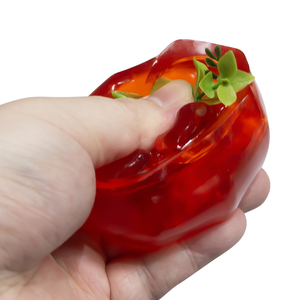 Jouet Squishy Transparent en TPR pour la Décompression, Simulation de Jus Foncé, Jouets Anti-Stress à Presser - Product Image 3