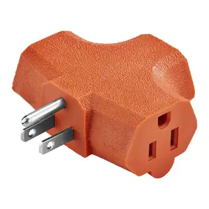1875W 15A 125V 3 Prong Heavy Duty Strong 3 Way Tabs
