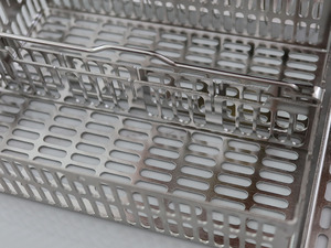 Laboratory Disinfection 316 Stainless Steel Wire Metal Sterilization Basket with Closing Lid Used for <strong>Pathological</strong> <strong>Analysis</strong> - Product Image 5