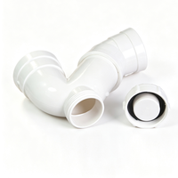 Tuyau de drainage flexible rond en PVC pour WC, anti-fuite, 110 mm et 113 mm