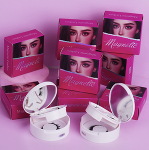 Aesphylash Handmade Soft Magnetic <b>Eyelashes</b> Kit Easy Use No Glue Reusable Natural Wholesale Logo C Curl 6 <b>Magnets</b> 0.07MM - Product Image 5
