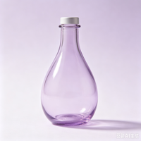 Bouteille en verre en forme d'étoile