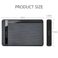 Boîtier universel pour disque dur SATA 2,5 pouces vers USB 3.0 9,5 mm, boîtier de disque dur SSD, boîtier de disque dur externe en plastique avec UASP