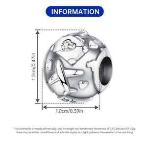 Original niche design white copper travel <b>beaded</b> <b>bracelet</b>/jewelry accessory, versatile pendant - Product Image 5