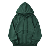 Vente en gros de sweats à capuche pour hommes 350G en molleton de coton pur, coupe ample et oversize, épaules tombantes, épais, personnalisable