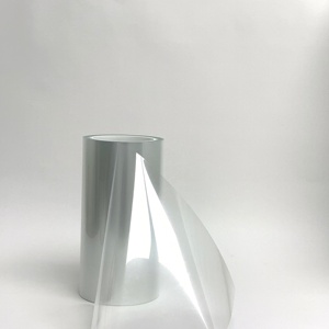 <span class=keywords><strong>Film</strong></span> de Protection PET transparent en gros d'usine pour l'électronique et les gadgets Dureté douce de surface brillante en plastique anti-buée durable - Product Image 1