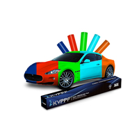 Película Protectora de Pintura Autoadhesiva TPU Azul Sombra, Antiarañazos, para Carrocería de Automóviles