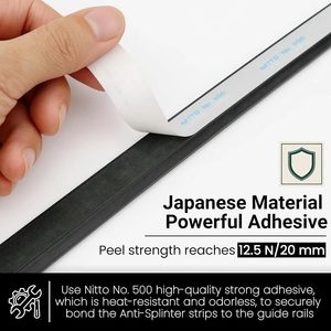 Ruban à mesurer auto-adhésif en acier inoxydable de 0 à 6 m pour rail de coupe, <span class=keywords><strong>règle</strong></span> métrique pour table de défonceuse, <span class=keywords><strong>scie</strong></span> à bois, outil de travail du bois - Product Image 3