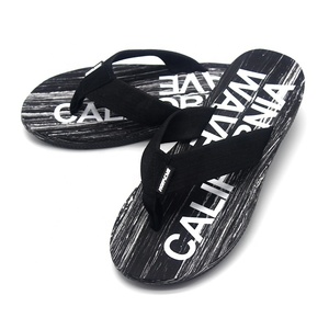 Sandales de plage à soutien de la voûte plantaire, tongs imprimées, pantoufles en <span class=keywords><strong>bois</strong></span>, été, toile, semelle souple en EVA TPR, décontractées, pour homme, tissu en coton, CN;FUJ - Product Image 5