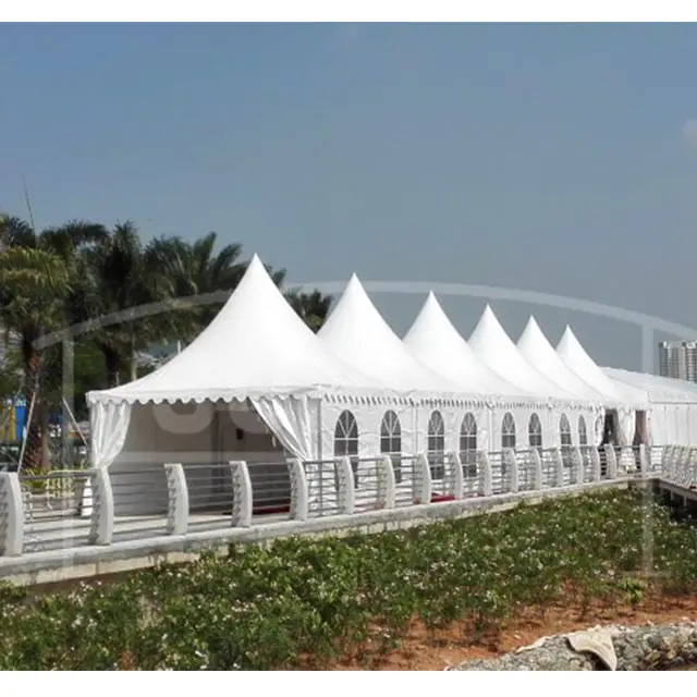 Pagode Party Tent Tweedehands Draagbare Pvc Metalen Aluminium Pvc Gecoate Garages, Luifels & Carports Aluminium Tuv. Sgs. Bv