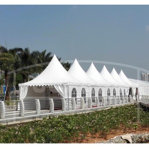 Tente de réception Pagoda d'<span class=keywords><strong>occasion</strong></span>, portable, en PVC, métal, aluminium, garages, auvents et abris de voiture en PVC enduit, alliage d'aluminium TUV.SGS.BV - Product Image 1