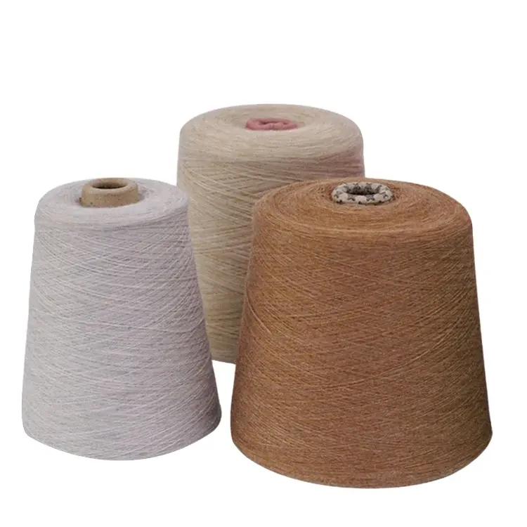 Fabricante de hilo de lino 60% Tencel 40% Hilo de lino hilado compacto para tejer y tejer
