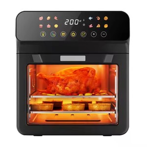 Lò nướng điện đa năng hiện đại, dung tích lớn, kiểu vuông, tích hợp chức năng chiên không dầu, lò vi sóng thông minh cảm ứng, dành cho hộ gia đình, chất liệu thép không gỉ - Product Image 2