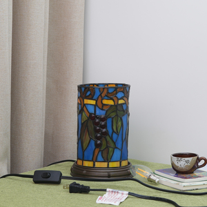 Mozaïek tafellamp Marokkaanse stijl Kleurrijke handgemaakte glazen vaas Tiffany mozaïek tafel nachtlampje voor slaapkamer woonkamer decor - Product Image 2