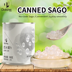 Semillas <span class=keywords><strong>de</strong></span> Sago en Lata, 950g, Sago Instantáneo Listo para Comer, Materia Prima para Té con Leche, Pan, Postre, Pudín, Bebida - Product Image 2